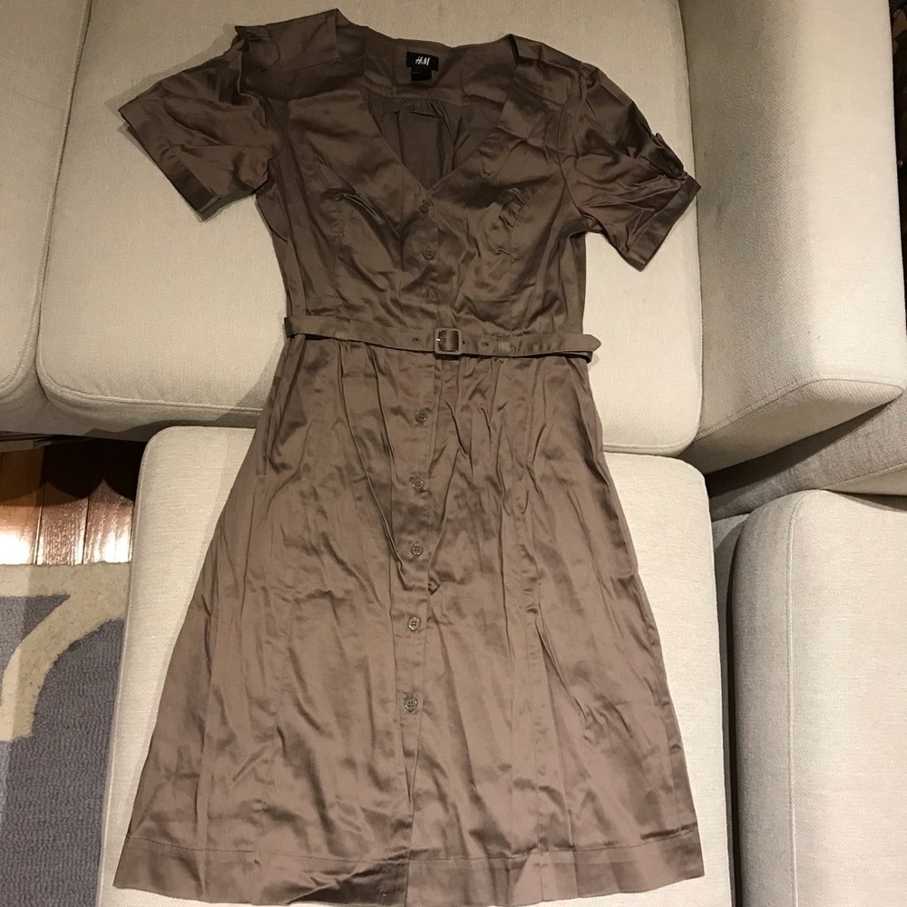 H&M Belted Dress 6 Small
